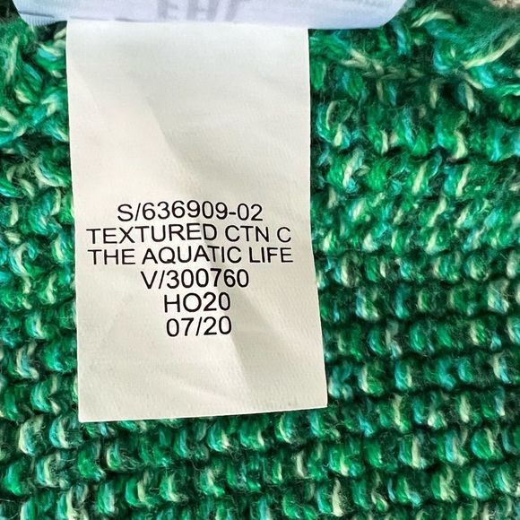🌟🌟NWOT🌟🌟 GAP Aquatic Life Textured Chunky Knit Sweater - Picture 9 of 12